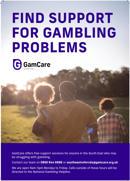 Support leaflets - GamCare